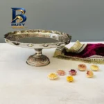 ست پذیرایی مسی مدل قلم زنی کد ZH۳۲۰.۱۴ مجموعه چهار عددی اصل