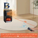 هیتر رومیزی طرح مدل 2112-FAN HEATER