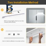 چراغ ال ای دی مدل زیر کابینتی ۲۰۰mm کد L۱۸۰۳ اصل