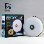 چراغ ریسه ای مدل شارژ خورشیدی کد 2148 با طول 10 متر