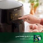 نمای بسته بندی هواپز ۶.۲ لیتر فیلیپس مدل HD۹۲۷۰ اصل برچسب و بسته بندی
