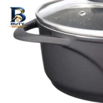 قابلمه گرانیت عروس ویکتوریا با در شیشه ای