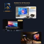 ویدئو پروژکتور مدل TS-۷ با رزولوشن ۱۲۸۰x۷۲۰|HD اصل