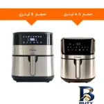 نمای جزئیات هواپز ۸ لیتر فارموکس مدل FX 6120 پرداخت و جزئیات مواد