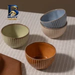 کاسه مادام کوکو مدل Kleby Natural بسته ۴ عددی با طراحی زیبا