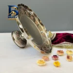 ست پذیرایی مسی مدل قلم زنی کد ZH۳۲۰.۱۴ مجموعه چهار عددی اصل