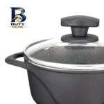 قابلمه گرانیت عروس ویکتوریا با در شیشه ای