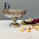 ست پذیرایی مسی مدل قلم زنی کد ZH۳۲۰.۱۴ مجموعه چهار عددی اصل