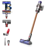 جارو شارژی عصایی دایسون مدل V۱۰ Absolute با باتری لیتیوم یونی، فیلتر HEPA و ۲ سری نظافتی Motorbar Soft roller اصل