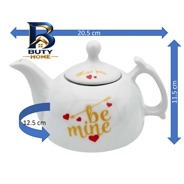 قوری شقایق مدل 11153xbemine با گنجایش 600 میلی لیتر