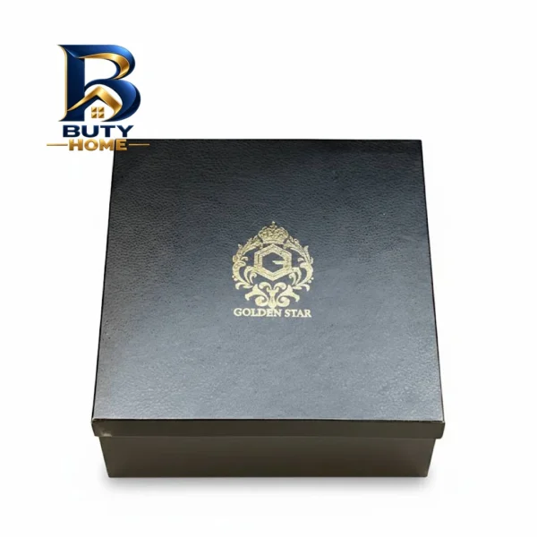 ست جای ادویه ۱۲ پارچه گلدن استار مدل تمام بامبو کد PORO-۵۰۰ به همراه جعبه کادویی اصل
