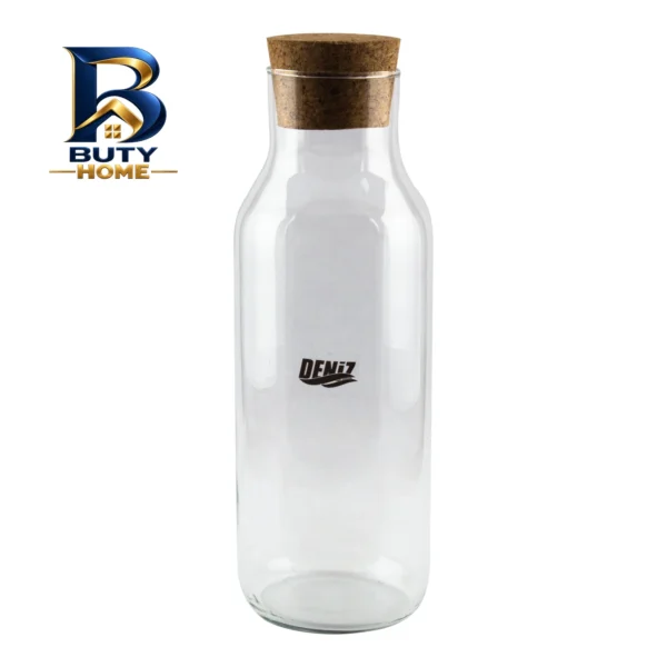 بطری شیشه ای مدل در چوب پنبه کد 9024