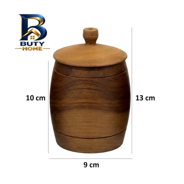 بانکه مدل چوب گردو خمره ای کد L۱۳ بسته ۴ عددی اصل