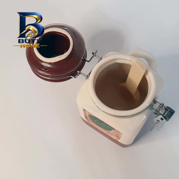 ست جا ادویه دنیلی طرح برگ کد V۷-۱۹۰X۶ مجموعه ۶ عددی اصل
