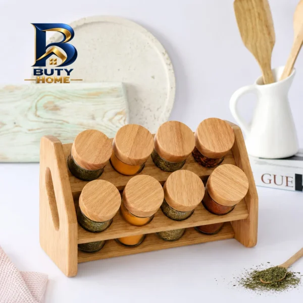 جای ادویه ۸ پارچه مدل راشا با استند