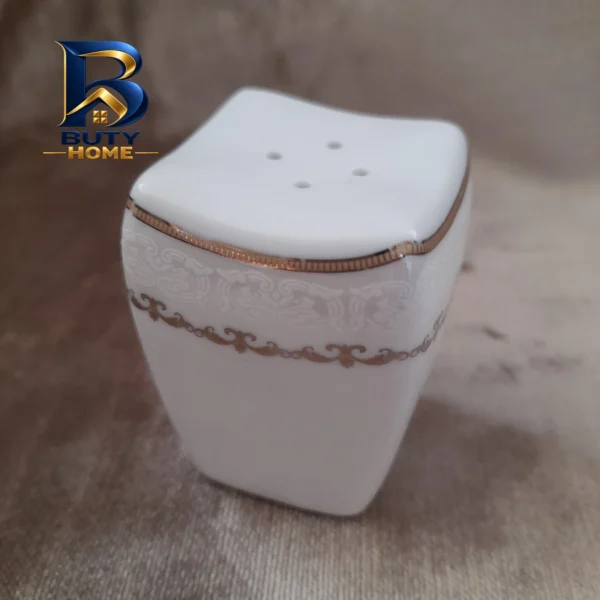 نمک پاش چینی طلاکوب مدل کد 04 بسته 6 عددی