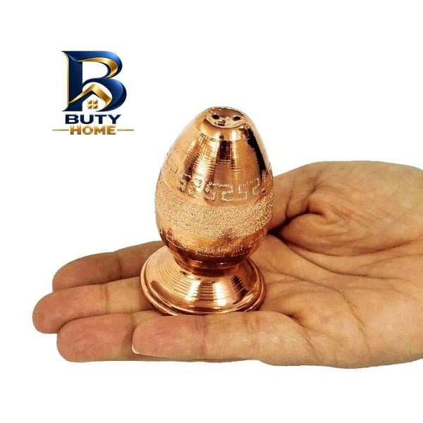 نمکدان مسی مدل تخم مرغ پرداز کد ZH۲۷۲.۱ بسته دو عددی اصل