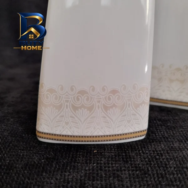 نمک پاش چینی طلاکوب مدل کد 01 بسته 6 عددی