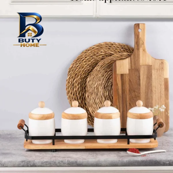 ست جا ادویه ۵ پارچه ریور مدل تپلی کد TP۴۹۱۶ اصل