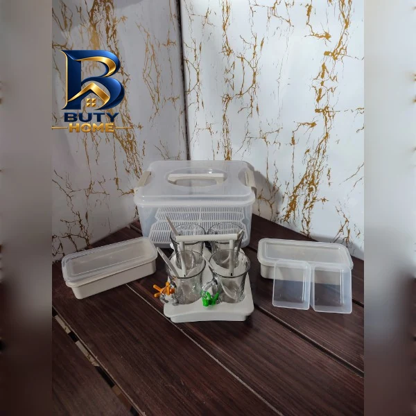 سبد پیک نیک صدف مدل سرویس چایخوری ۴ نفره اصل