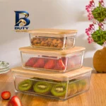 ظرف نگهدارنده مدل دربدار کد DH۴۴۳ بسته ۳ عددی اصل