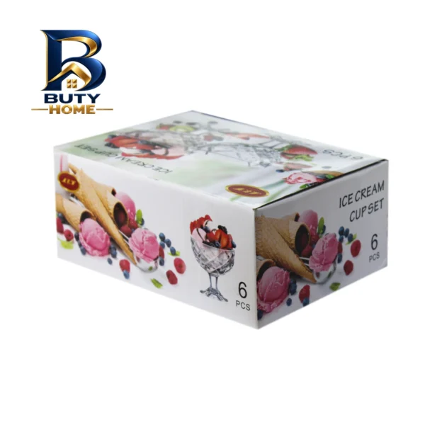 بستنی خوری ام جی دبلیو مدل میلیونه بسته ۶ عددی