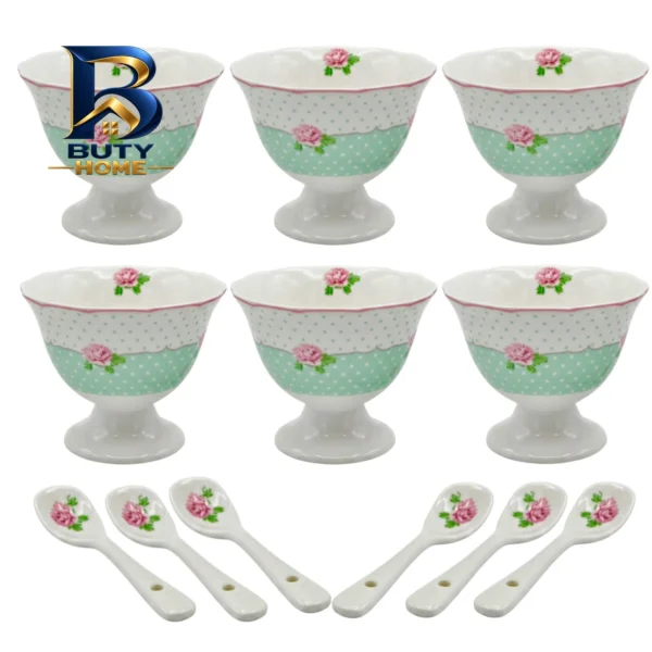 بستنی خوری آنجلا مدل ZP-۴۰۳ بسته ۶ عددی اصل