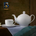 ست فنجان نعلبکی ۱۲ پارچه ۶ نفره چینی زرین ایران مدل چای خوری ایتالیا اف ۸ کلارا درجه ۳