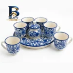 سرویس چای خوری ۸ پارچه ۶ نفره مدل نسترن گل