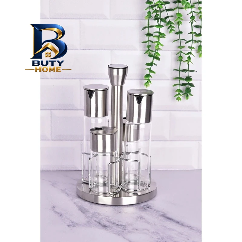 ست آبلیموخوری و ظرف روغن مدل UN-۱۶۳۴ مجموعه ۵ عددی اصل