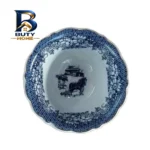 پیاله چینی پردیس کاشان مدل ویلیج بسته ۶ عددی