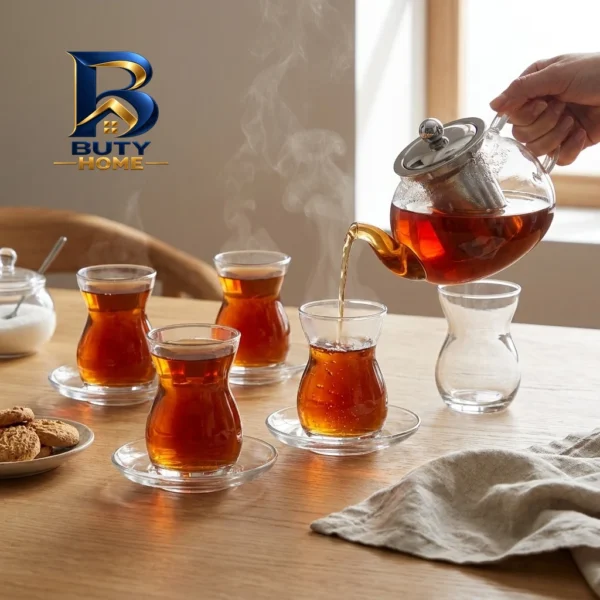استکان شیشه ای مدل TELIMA بسته 6 عددی