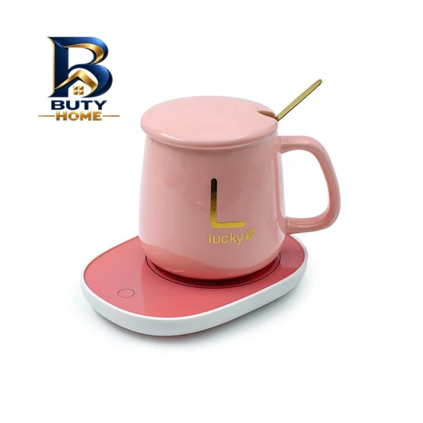ماگ حرارتی لاکی با طرح هیتردار و صفحه گرمکن
