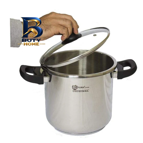 زودپز فوما با بدنه استیل و در شیشه ای