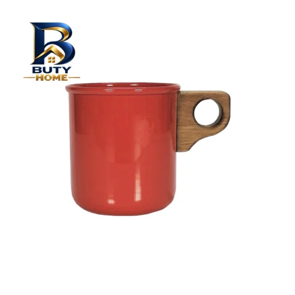 ماگ مدل دسته چوبی اصل