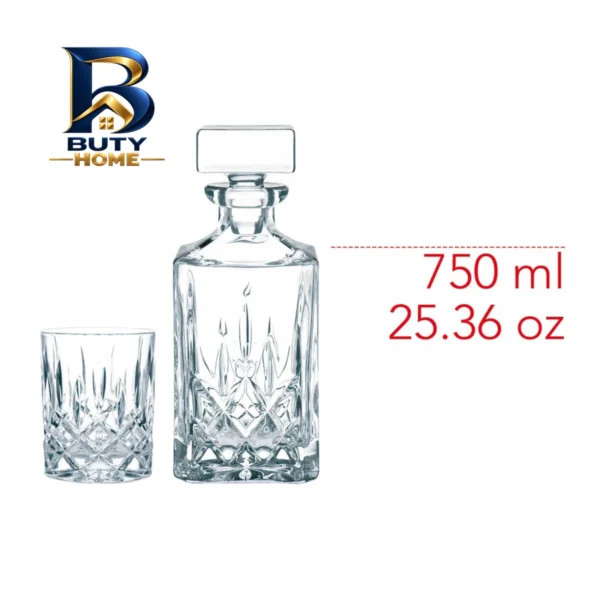 سرویس لیوان و پارچ ناخمن مدل Noblesse کد 4887 بسته 3 عددی