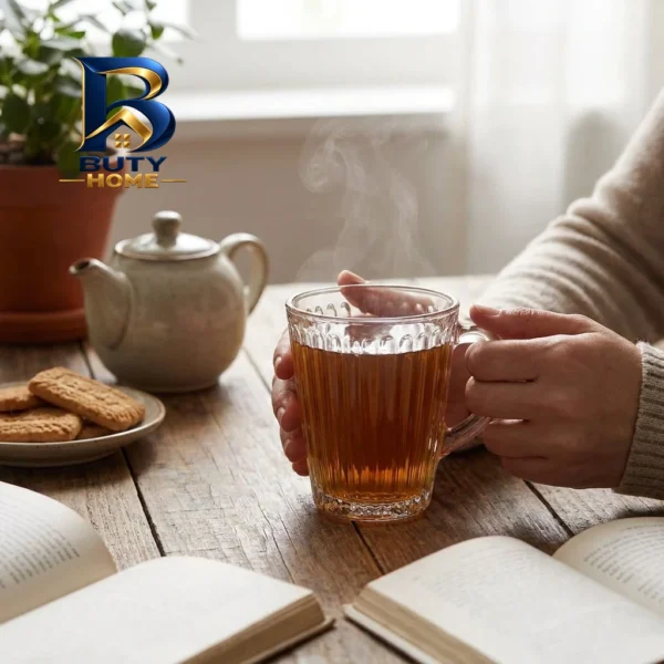 لیوان بلور و شیشه اصفهان مدل آتن مجموعه ۶ عددی