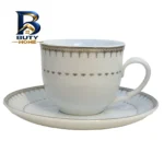سرویس چای خوری ۱۲ پارچه مدل گلبرگ شرکت صنایع چینی تقدیس