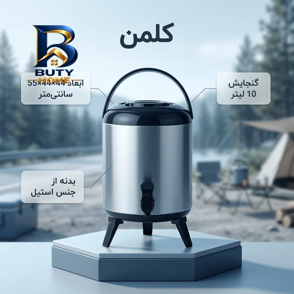 کلمن استیل با گنجایش 10 لیتر