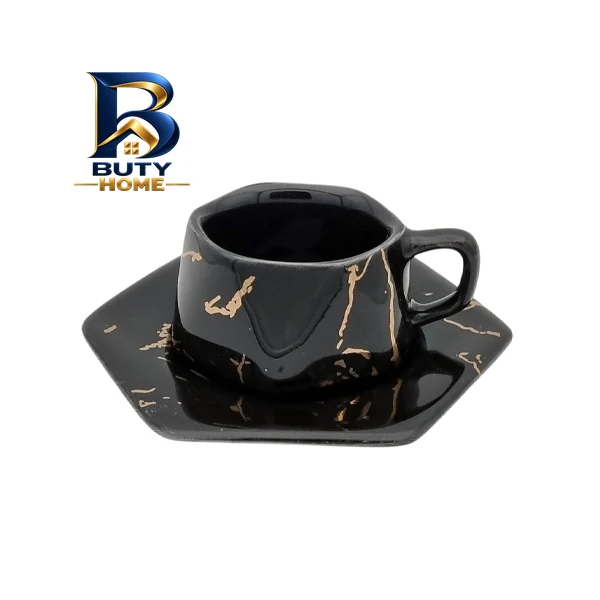 فنجان و نعلبکی شش ضلعی مدل 14401xr
