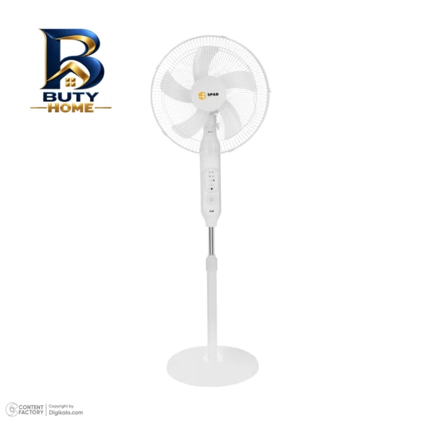 پنکه ایستاده 25 وات اسپاد مدل SOLAR_FAN با پنل خورشیدی