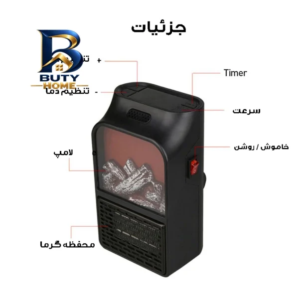 فن هیتر مینی فلیم مدل پرتابل کد F-H۵۰۰ اصل
