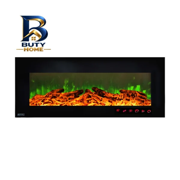 شومینه دیواری برقی بیستون مدل B.C_۱۳۰_T_W۱۶_L۴.bs اصل