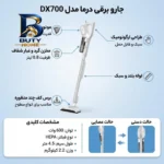 جارو برقی درما مدل DX۷۰۰ اصل