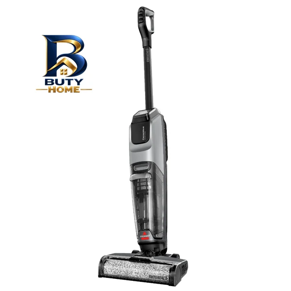 جارو شارژی عصایی بیسل مدل CrossWave OmniForce EDGE ۴۰۰۰E با باتری ۲۵۰۰mAh، توان مکش ۳۱ AirW، سه حالت کاری PowerVac، PowerMop و Turbo، مخزن زباله ۶۶۰ میلی لیتری، مایعات ۴۴۰ میلی برس خودتمیزشونده فناوری ZEROGAP اصل