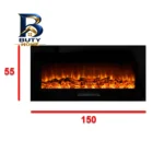 شومینه دیواری برقی بیستون مدل B.Z_۱۵۰_L۲.bs اصل