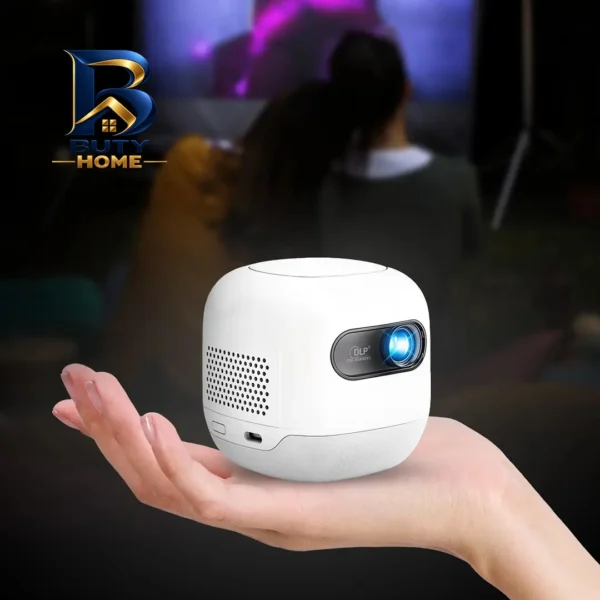 مینی ویدئو پروژکتور ۴k پاورولوجی مدل MINI BEAM PWMPM۲WH اصل