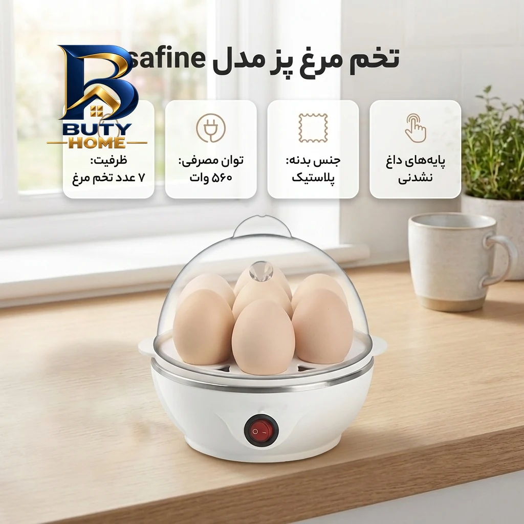 تخم مرغ پز باکیفیت مدل safine