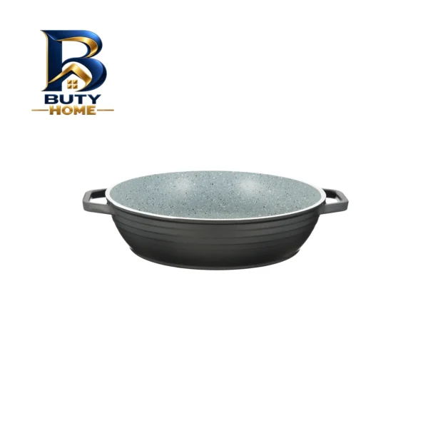 تابه گرانیت عروس کلاسیک با طراحی خطی
