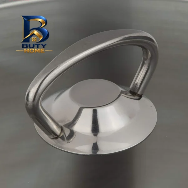 قابلمه دستی لوکس با در شیشه ای و بدنه استیل